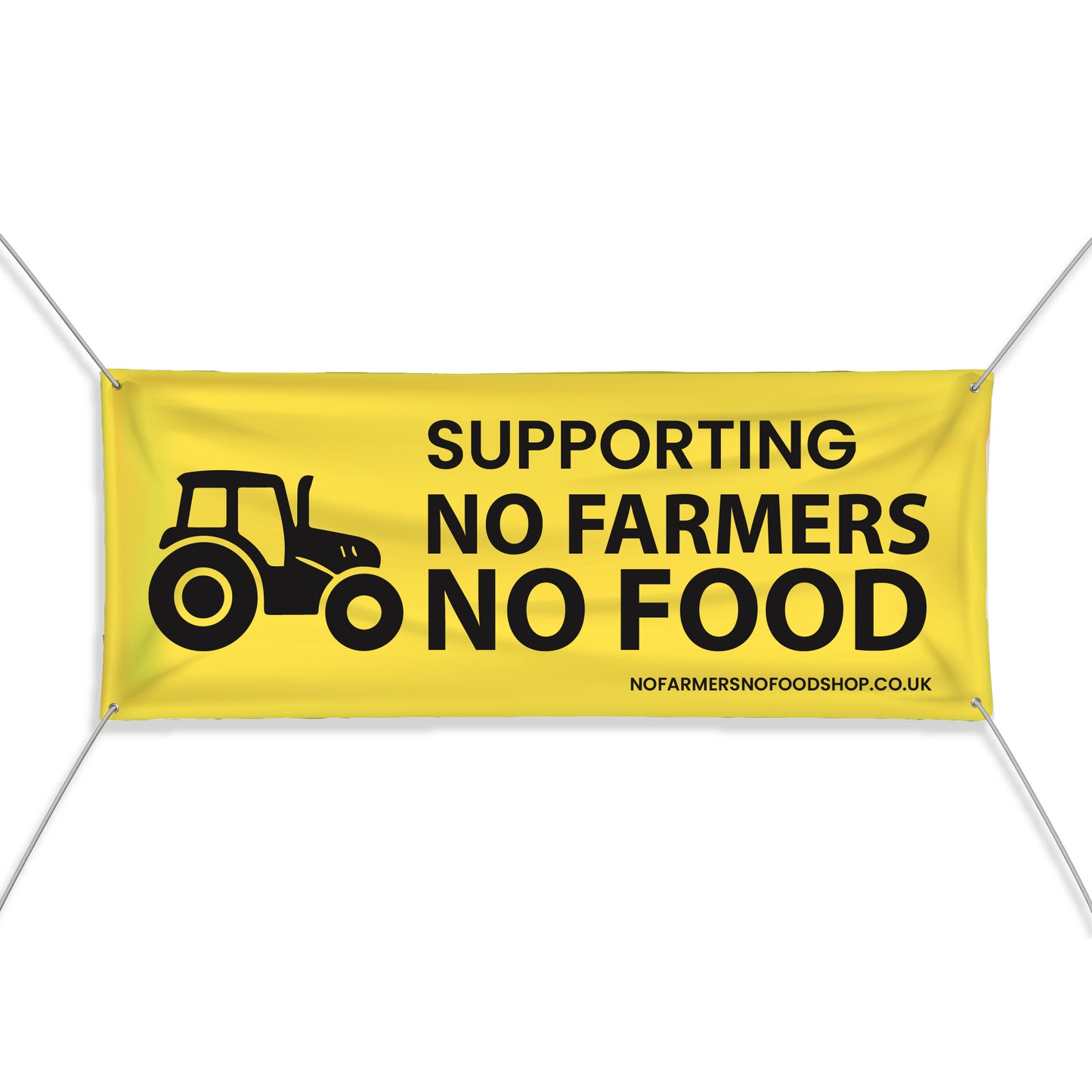 No Farmers No Food Banner